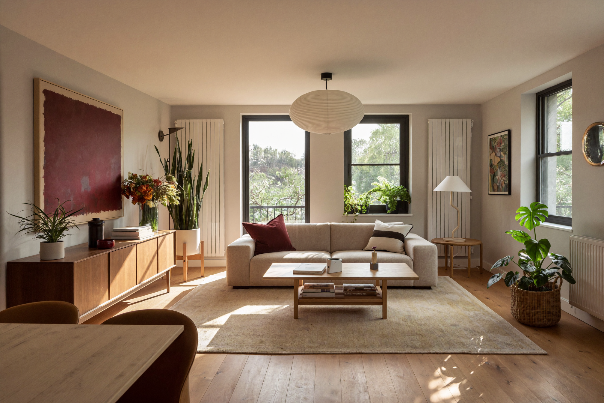Warm woninginterieur